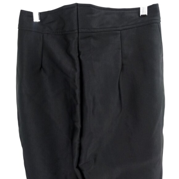 Vintage Skea Wool Blend Ski Pants Size 12 Black Stirrups Stretch 80s Snow Bunny - Picture 8 of 11